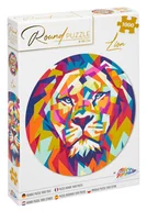 Przybory szkolne - Puzzle ogrągłe lew 1000 el / średnica 68 cm. - miniaturka - grafika 1