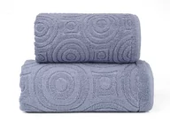 Ręczniki - Greno EMMA 2 RĘCZNIK 70x140 07 POPIELATY 500 097963 - miniaturka - grafika 1