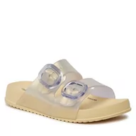 Buty dla dziewczynek - Klapki Melissa Mini Melissa Cozy Slide Inf 35685 Pearl Yellow AV387 - miniaturka - grafika 1