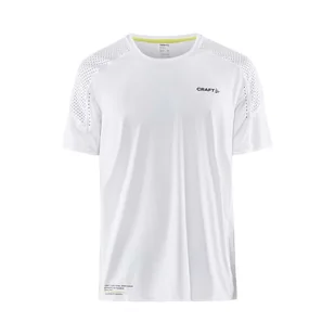 Męska Koszulka CRAFT PRO CHARGE SS TECH TEE M 1911909-900000 – Biały - Koszulki męskie - miniaturka - grafika 1