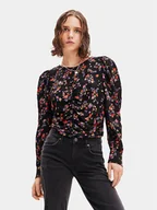 Bluzki damskie - Desigual Bluzka 23WWBW36 Czarny Regular Fit - miniaturka - grafika 1