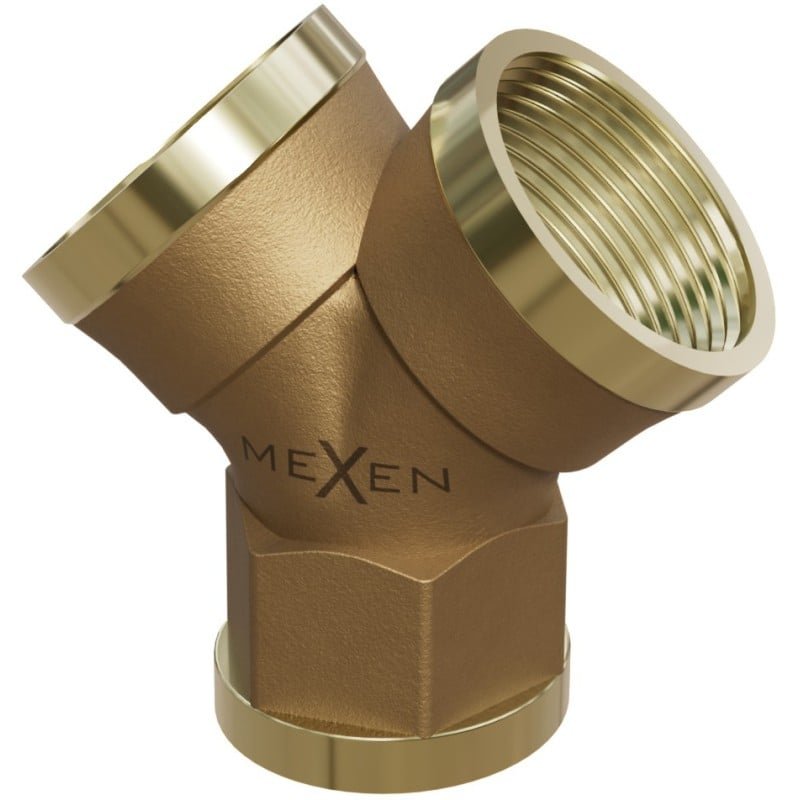 Mexen BRASS trójnik mosiężny Y 1/2 GW x 1/2 GW x 1/2 GW - W97426-121212