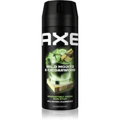 Dezodoranty i antyperspiranty męskie - Axe Spray dla mężczyzn Wild Green Mojito &amp Cedarwood 150 ml - miniaturka - grafika 1