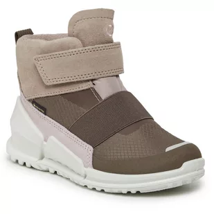 Śniegowce ECCO Biom K1 71175260812 Grey Rose/Violet Ice - Buty dla dziewczynek - miniaturka - grafika 1