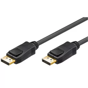 Goobay 49959 kabel DisplayPort 2 m Czarny 49959 - Adaptery i przejściówki - miniaturka - grafika 1