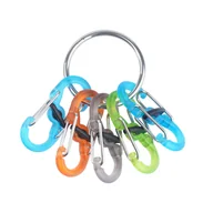 Akcesoria turystyczne - Nite Ize - S-Biner KeyRing Locker - Stalowy - KRGP-11-R3 - miniaturka - grafika 1