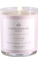 Świece - PLANTES&PARFUMS PROVENCE Świeca zapachowa perfumowana - White Musk - Białe piżmo 070234 - miniaturka - grafika 1