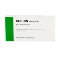 Serce i układ krążenia - Aescin 0,02 g - 30 tabletek DELFARMA - miniaturka - grafika 1