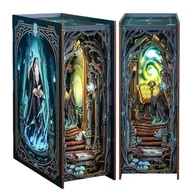 Zabawki kreatywne - Miniaturowy domek Book Nook - Wrota magii - CuteBee - miniaturka - grafika 1