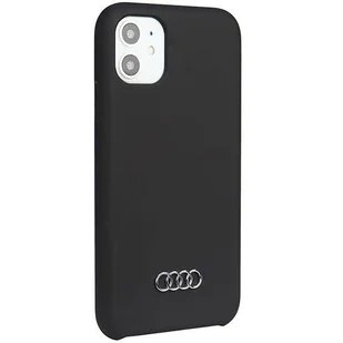 Etui Audi Silicone Case na iPhone 12 / iPhone 12 Pro - czarne AU-LSRIP12P-Q3/D1-BK - Etui i futerały do telefonów - miniaturka - grafika 2