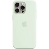 Etui i futerały do telefonów - Etui APPLE Silicone Case MagSafe do iPhone 15 Pro Max Pastelowa mięta - miniaturka - grafika 1