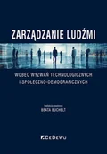 Podręczniki dla szkół wyższych - Zarządzanie ludźmi wobec wyzwań technologicznych i społeczno-demograficznych - Beata Buchelt (red. nauk.) - książka - miniaturka - grafika 1
