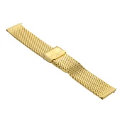 Akcesoria do zegarków - Bisset Bransoletka Mesh Złoty 102/24 GOLD RATY | GRATIS WYSYŁKA | GRATIS ZWROT DO  1 ROKU | 100% ORYGINAŁ!! - miniaturka - grafika 1