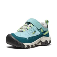 Buty dla chłopców - KEEN Wodoodporne buty trekkingowe Targhee 4 Low Unisex, Reef Waters Daiquiri zielony, 29 EU - miniaturka - grafika 1