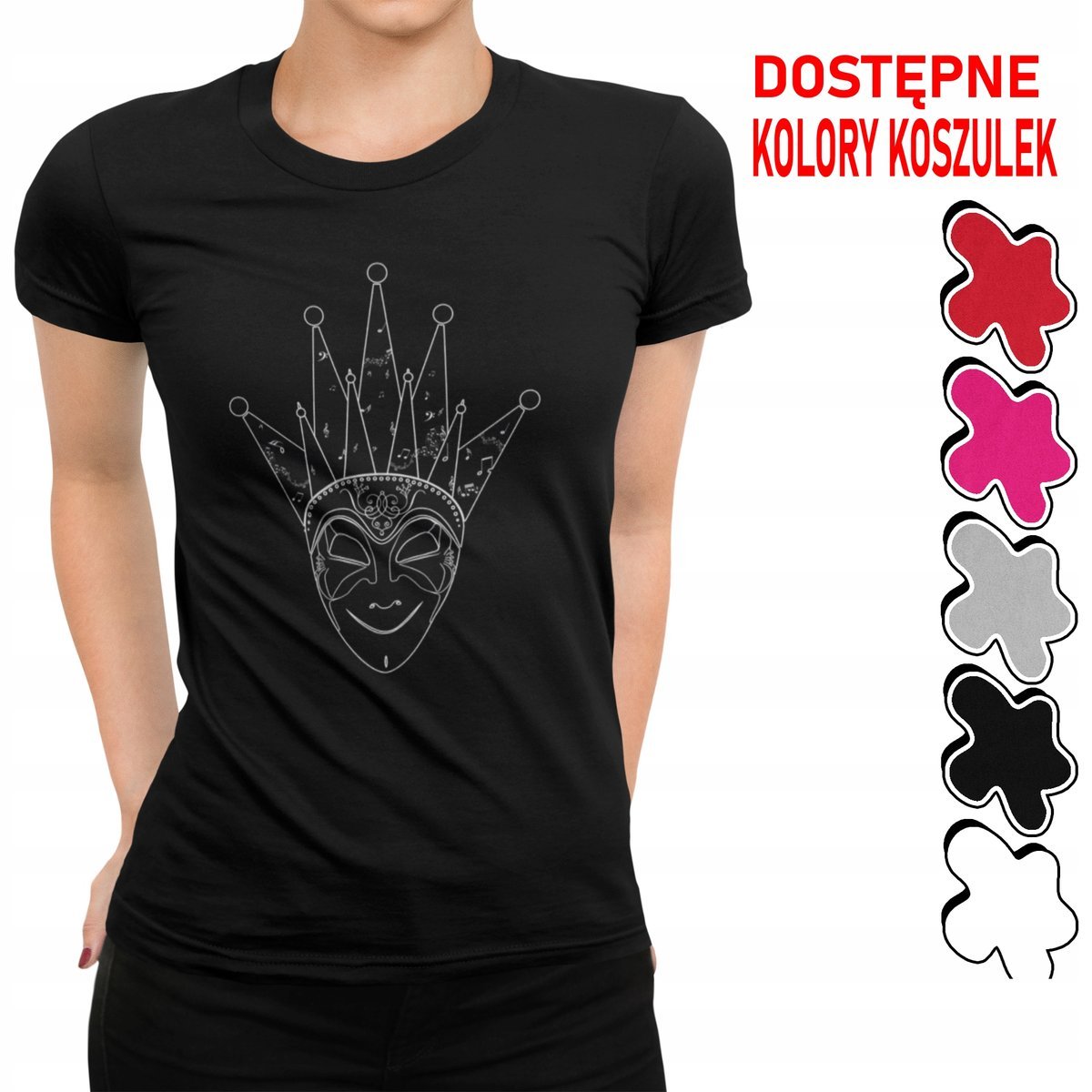 Damska Koszulka Z Nadrukiem Dla Niej Boris Brejcha High Tech Minimal - Xs