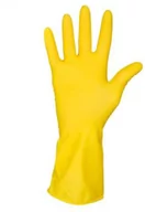 Rękawiczki jednorazowe - Rękawice gospodarcze gumowe flokowane 1 para rozmiar: M - miniaturka - grafika 1