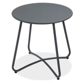 Stoły ogrodowe - Stolik ogrodowy ART Dark Grey, śr.45cm - Focus Garden - miniaturka - grafika 1