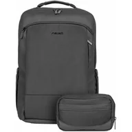 Torby na laptopy - Natec Kudu Plus NTO-2237 z Organizerem 15,6"  Czarno-szary - miniaturka - grafika 1