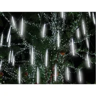 Lampy ogrodowe - Girlanda zewnętrzna sople meteory 386 LED 3,2m IP44 przezroczyste - miniaturka - grafika 1