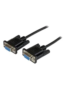 StarTech Kabel 2M BLACK DB9 NULL MODEM CABLE - SCNM9FF2MBK - Kable komputerowe i do monitorów - miniaturka - grafika 2