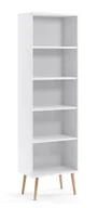 Regały - Biały otwarty regał w stylu skandynawskim W3-W75 - miniaturka - grafika 1