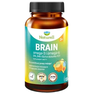 Naturell Brain, 120 kapsułek - Układ nerwowy - miniaturka - grafika 1