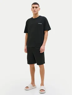 Jack&Jones Piżama Everest 12273635 Czarny Standard Fit - Piżamy męskie - miniaturka - grafika 1