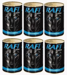 Rafi Classic Puszka dla Psa z Jagnięciną 6x1240 g - Mokra karma dla psów - miniaturka - grafika 1