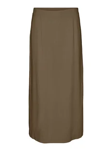 Vero Moda Spódnica w kolorze brązowym - Spódnice - miniaturka - grafika 1