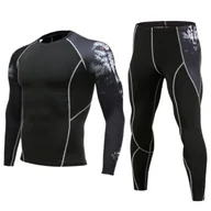 Pozostała odzież narciarska - BIELIZNA TERMICZNA Męska TERMOAKTYWNA Komplet na Zimę CIEPŁA M - miniaturka - grafika 1