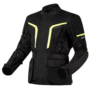OZONE MOTO Sahara męska kurtka motocyklowa, Czarny/żółty (Fluo Yellow), XXL - Odzież motocyklowa - miniaturka - grafika 1