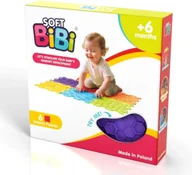 Maty edukacyjne - Meli Soft BiBi Sensory Mats 6 el. maty sensoryczne od 6 miesięcy EDUKAMP - miniaturka - grafika 1