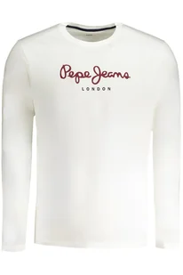 MĘSKI T-SHIRT Z KRÓTKIM RĘKAWEM PEPE JEANS BIAŁY - Koszulki męskie - miniaturka - grafika 1