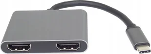 Kabel PremiumCord PremiumCord MST adapter USB-C na 2x HDMI, USB3.0, PD, rozlišení 4K a FULL HD 1080p - Kable komputerowe i do monitorów - miniaturka - grafika 1