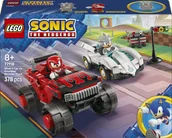 Klocki - LEGO Sonic Silver w samochodzie kontra Knuckles w monster trucku 77118 - miniaturka - grafika 1