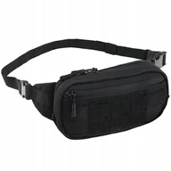 Nerki - Nerka saszetka torba biodrowa organizer Mil-Tec Fanny Pack Laser Cut Czarna - miniaturka - grafika 1