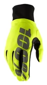 Rękawiczki rowerowe - 100%, Rękawiczki kolarskie, Hydromatic Waterproof Glove neon yellow, żółty, rozmiar M - miniaturka - grafika 1