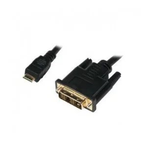 LL Kabel mini Hdmi (C)-DVI-D 18+1 Sl 1m dł Gold Hd - Kable komputerowe i do monitorów - miniaturka - grafika 1