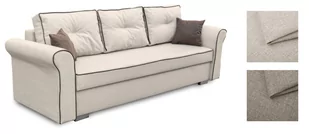 Kanapa rozkładana sofa z funkcją spania Pele C47 - Krem / Brąz | Inari 22 / Inrari 24 - Sofy i kanapy - miniaturka - grafika 1