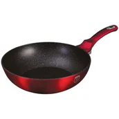 Woki - WOK GRANITOWY 28cm BERLINGER HAUS RED METALLIC LINE BH-1267 - miniaturka - grafika 1