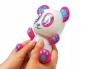 Zabawki interaktywne dla dzieci - Luminki Świecący Przyjaciele Lampka Nocna Koło Łóżka Panda Pandzia - miniaturka - grafika 1