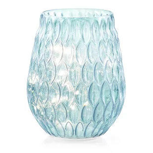 Dekoracja świetlna MADRID kolor błękitny styl klasyczny do wewnątrz ameliahome - LEDDECO/AH/MADRID/BABYBLUE/14X19,2 - Dekoracje domu - miniaturka - grafika 1