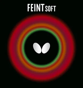 Pokrycie Butterfly  Feint Soft  Czarny, 1,1 mm - Tenis stołowy - miniaturka - grafika 1