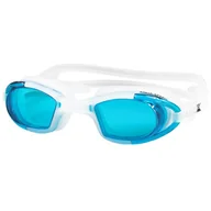 Pływanie - Aqua Speed AquaSpeed, Okulary pływackie, Marea, białe z jasnoniebieskimi szkłami - miniaturka - grafika 1