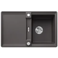 Zlewozmywaki - BLANCO 527595 Zlewozmywak ADIRA 45 S-F Silgranit szarość skały, odwracalny, mata stalowa składana, korek auto., InFino - miniaturka - grafika 1