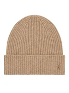 Czapki damskie - Tommy Hilfiger Czapka AW0AW16623 Beżowy - miniaturka - grafika 1