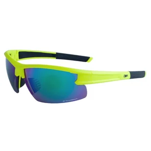 Dziecięce okulary przeciwsłoneczne 3F Shift II. Kolor: zielony/czarny - Okulary przeciwsłoneczne - miniaturka - grafika 1