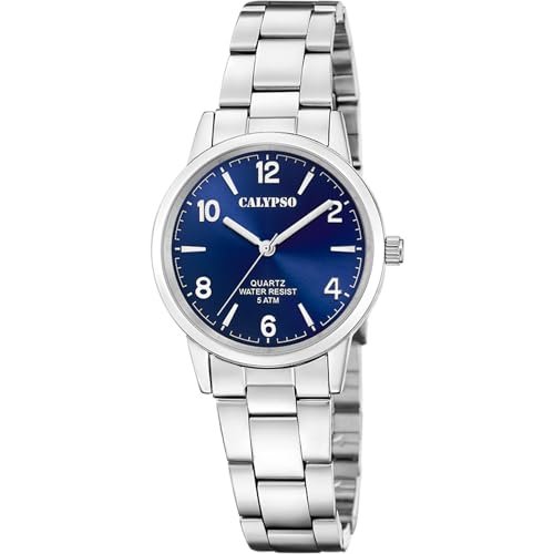 Calypso Dress Watch K5859/3, niebieski, pasek, Niebieski, bransoletka