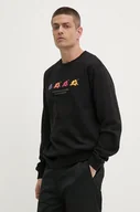 Bluzy męskie - Rip Curl bluza SURF REVIVAL HOFFMAN męska kolor czarny z nadrukiem 05RMFL - miniaturka - grafika 1