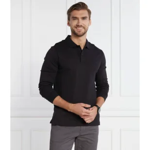 Calvin Klein Polo SMOOTH LS | Slim Fit - Koszule męskie - miniaturka - grafika 1